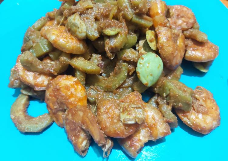 Resep Udang Sambel Pare Pete Anti Gagal