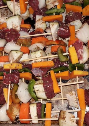 Una foto de Brochette Multicolor
