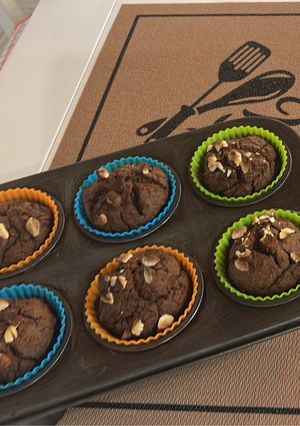 Una foto de Muffins de Brownies Saludables