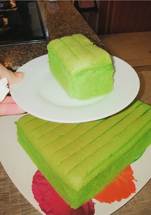 Foto resep Ogura pandan cake resep tintin rayner