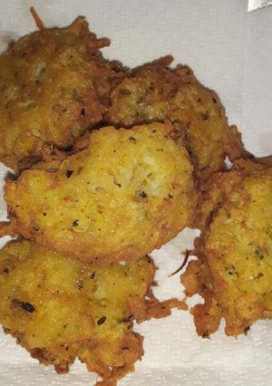 Una foto de Croquetas de papa y cebolla