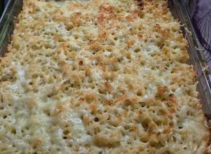 Une photo de Gratin de Coquillettes Ultra Fondant au Fromage