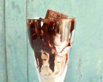 Unique Recipe Spiked Chocolate Brownie Sundae Yummy