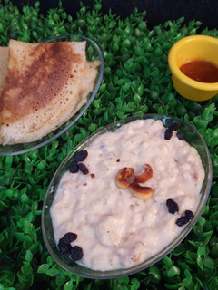 A picture of Sago and Nuts Phirni.