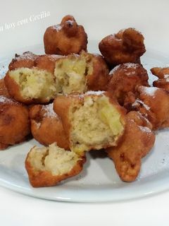 Una foto de Buñuelos de banana