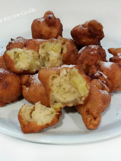 Una foto de Buñuelos de banana