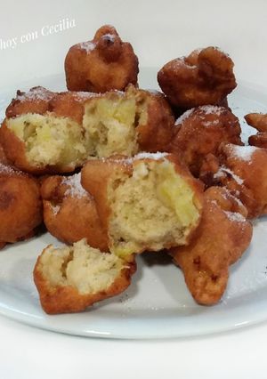 Una foto de Buñuelos de banana