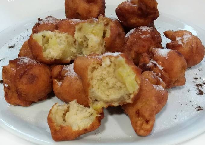 Buñuelos de banana Receta de Cecilia Lascaux 