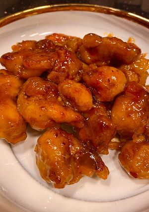 Foto resep Orange chicken p*nda express / ayam goreng orange ala pandaXpress