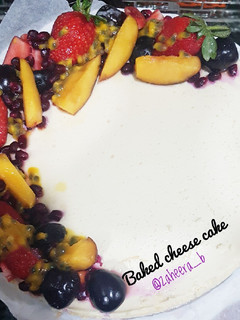 A picture of Baked cheese cake.