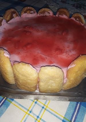 Una foto de Charlotte de frutilla a mi manera