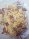 Huevos con salchicha