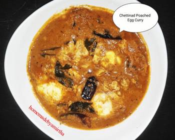 Ultimate, Prepare Chettinad poached egg curry Delicious Steady