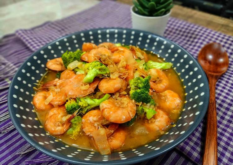 Resep Udang Cah Brokoli Anti Gagal