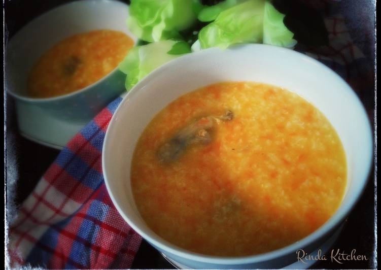 Resep Bubur Wortel Ayam | Resep Bumbu Bubur Wortel Ayam Yang Enak Dan Mudah