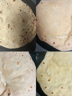 A picture of Roti,Chapati,Pholi roti ek saath🙈😃.