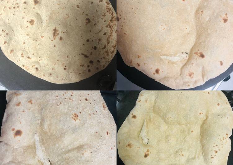 Steps to Prepare Homemade Roti,Chapati,Pholi roti ek saath🙈😃