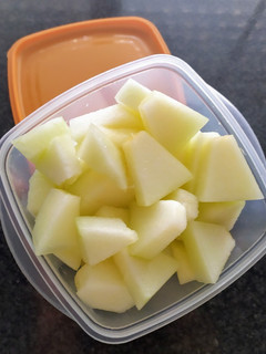 Una foto de Melón preparado
