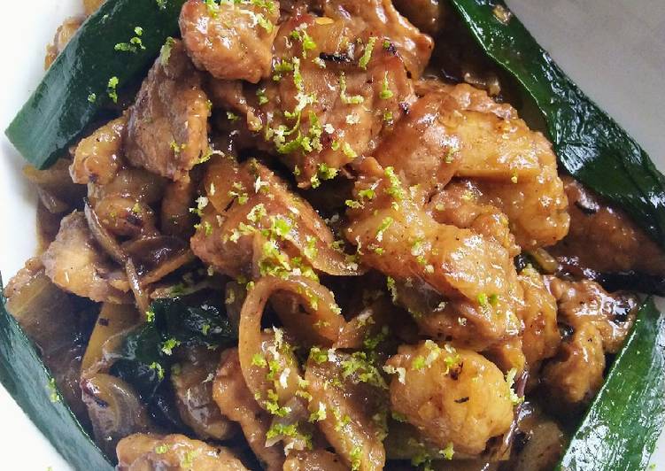 Resep Beef Stir Fry Ginger and Spring Union with Lime Zest yang Lezat Sekali