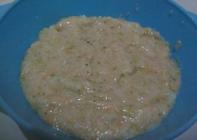 Bubur salmon MPASI 6bln