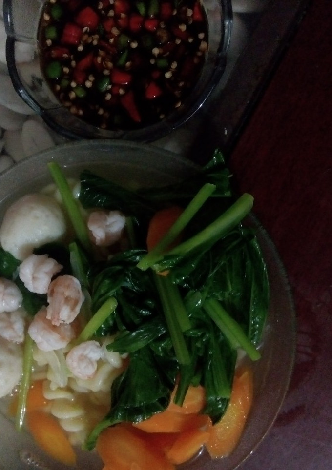 Foto resep Soup makaroni nyummi