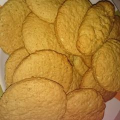 A picture of Oat and Coconut Cookies.