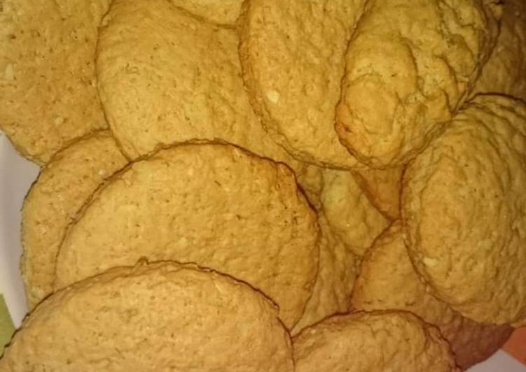 Recipe of Homemade Oat and Coconut Cookies