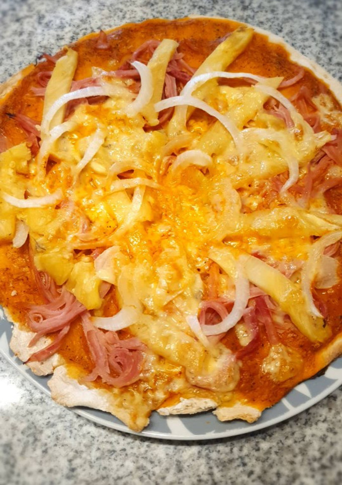 Una foto de Pizza