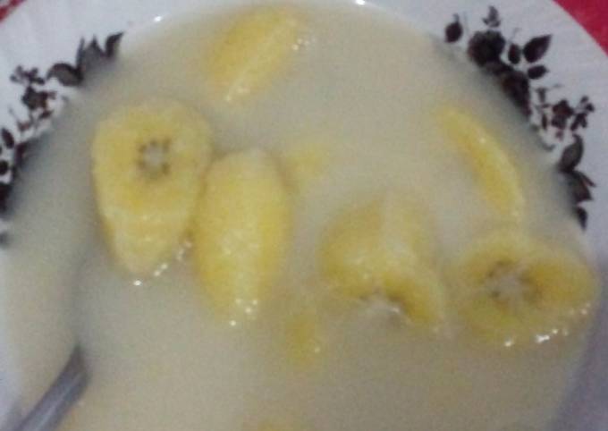Simple Way to Prepare Speedy Simple Banana Soup (Kolak)