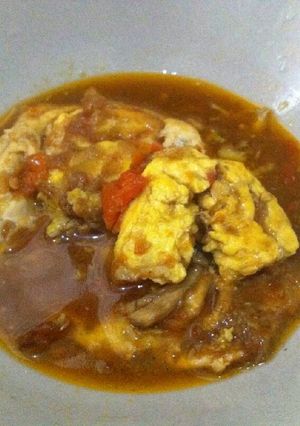 Foto resep Telur Ceplok 🍳 Kuah Pedas
