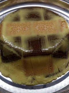 Una foto de Postre de vainilla con galletitas de chocolate y coco