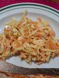 Ensalada ligera de col y zanahoria