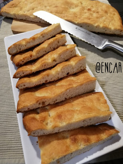 Una foto de Pan plano de aceite