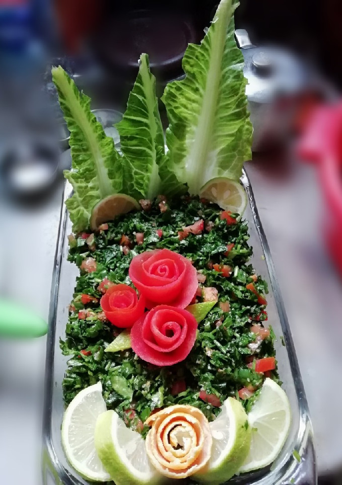 صورة لوصفة تبولة