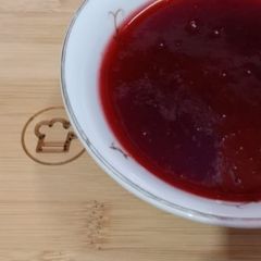 Strawberry syrup A picture of Strawberry syrup.