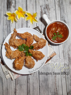 Foto resep Ayam Goreng Wijen (dengan Saus BBQ)