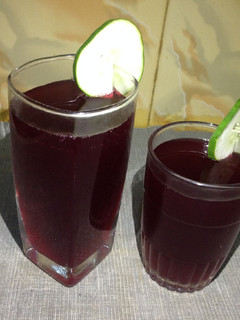 A picture of Hibiscus drink.