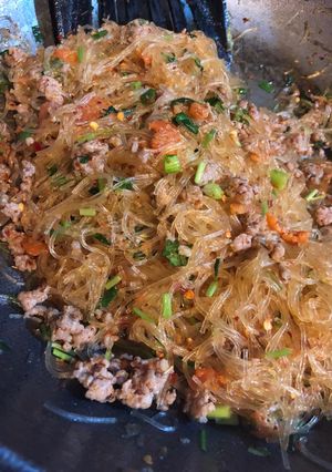 A picture of Classic Thai Glass Noodle Salad (Yum Woon Sen) – $2 Budget.
