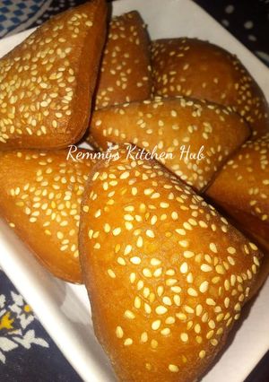 A picture of Sesame mahamris #SnackRecipeContest.