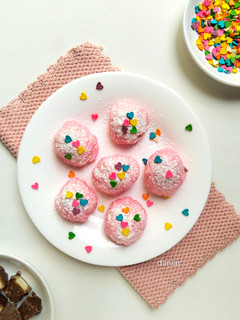 Foto resep Mochi Isi Wafer Karamel (Tanpa Tepung Ketan)