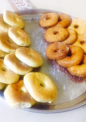 صورة لوصفة دونات بالسكر 🍩