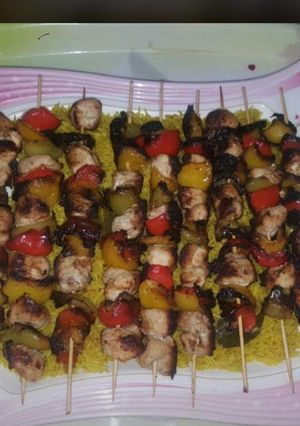 صورة لوصفة شيش طاووق دجاج 🐓