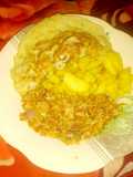 Chips da miyar albasa,kifi da kwai