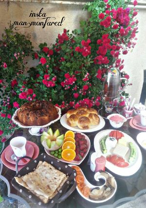 عکسی از دستور کیک کشمشی