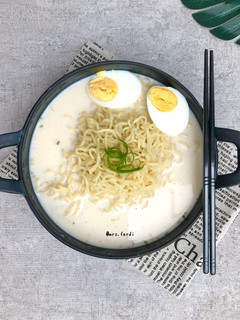 Foto resep Ramen Indomie (Mie Kuah Susu)