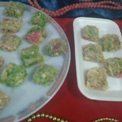 Fresh coconut & nuts with sunflower burfi A picture of Fresh coconut & nuts with sunflower burfi.