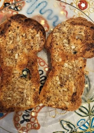 A picture of My best garlic bread 😋.