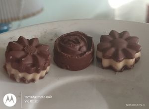 Una foto de Bombones veganos tipo Marroc