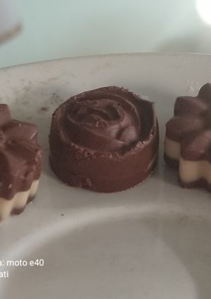 Una foto de Bombones veganos tipo Marroc