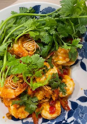 รูปของ กุ้งผัดพริกเกลือ